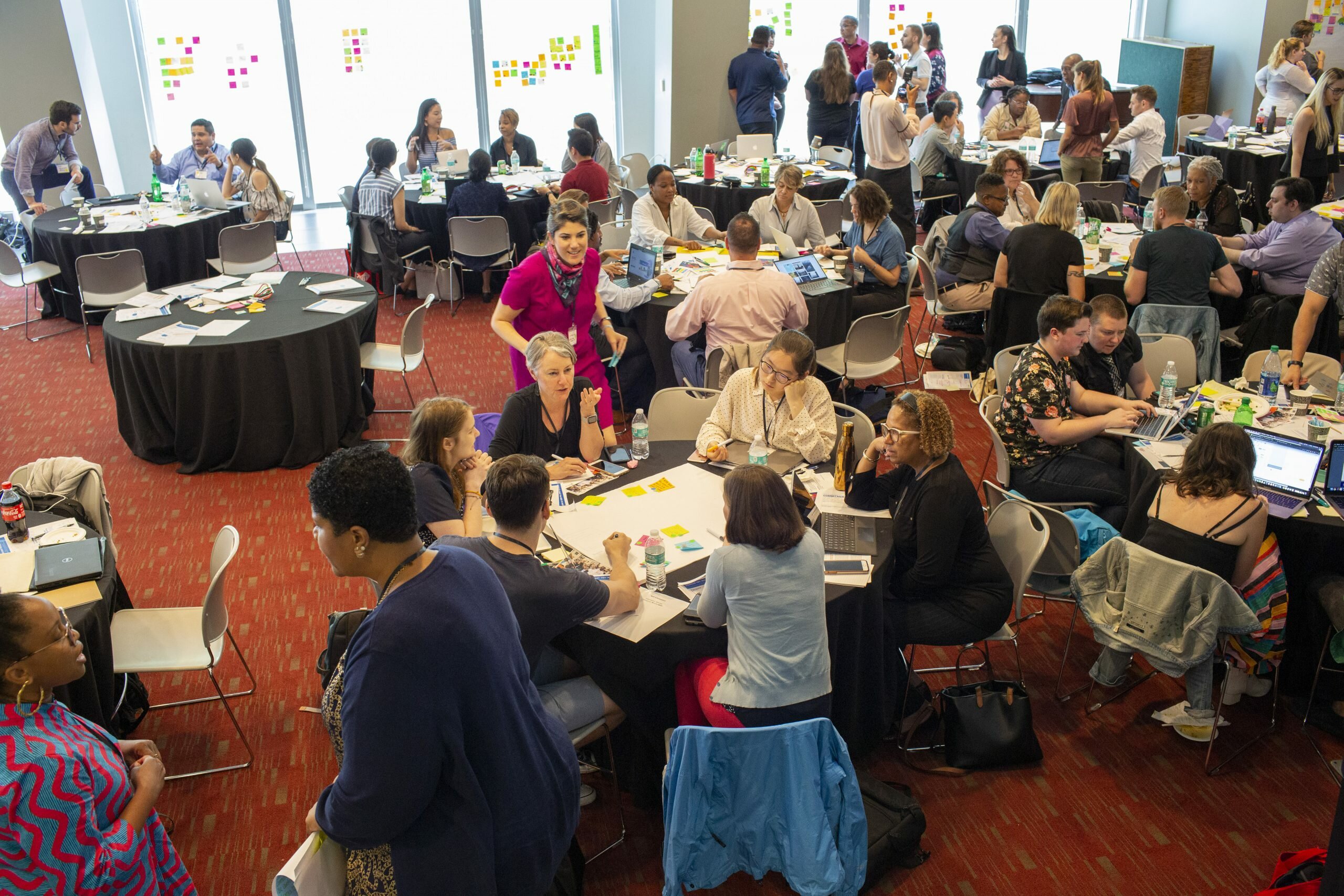 group of people at a table