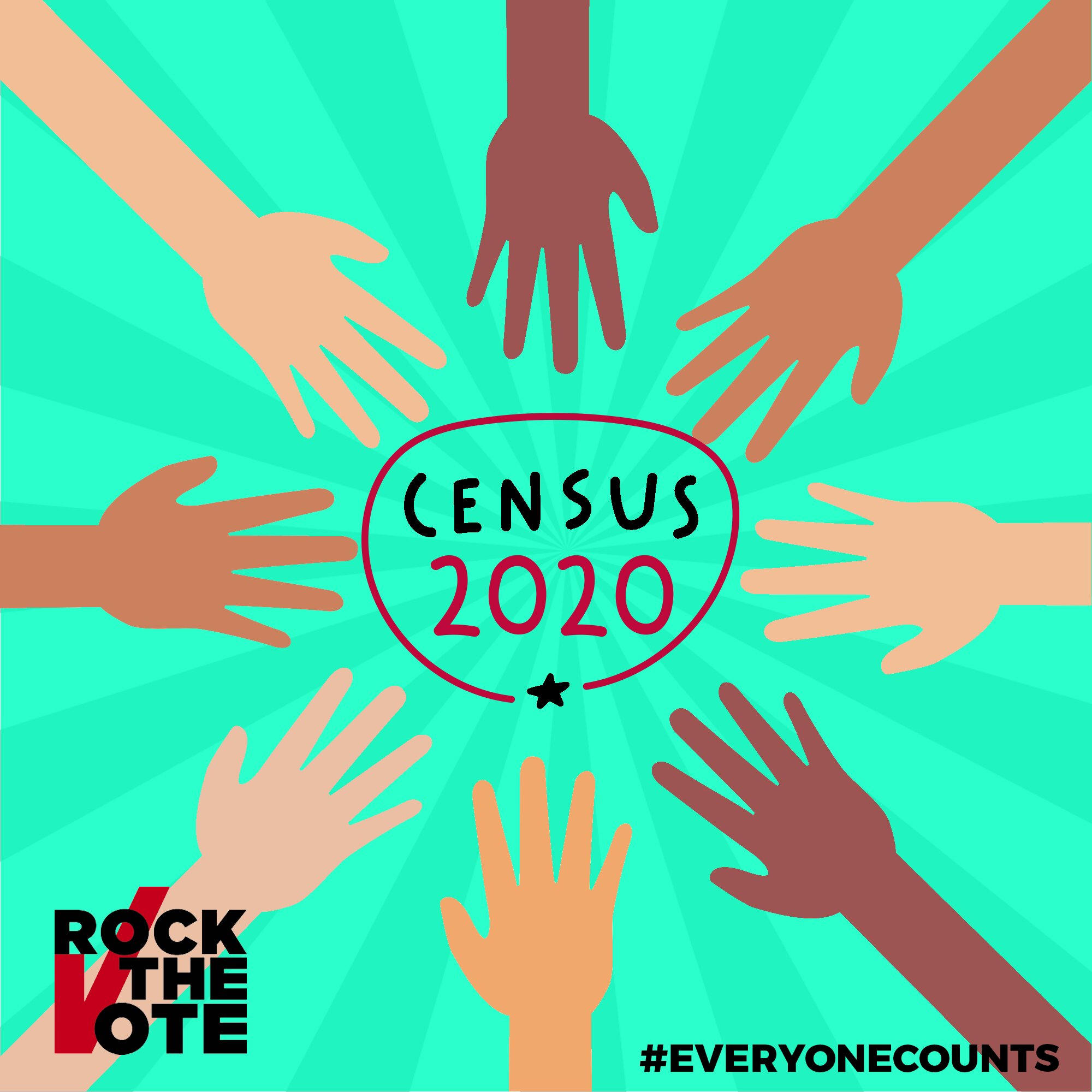 Everyone Counts – Hands In – Rock The Vote